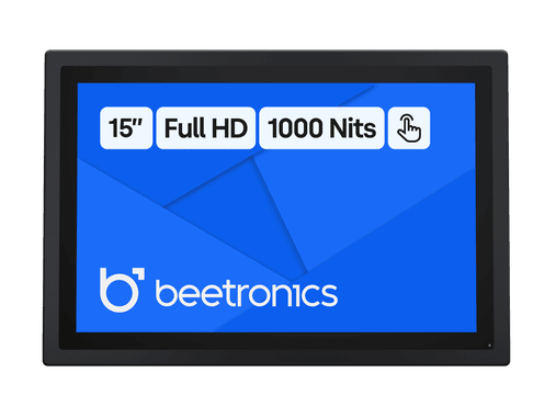 15 Zoll Touchscreen Metall (High-Brightness)